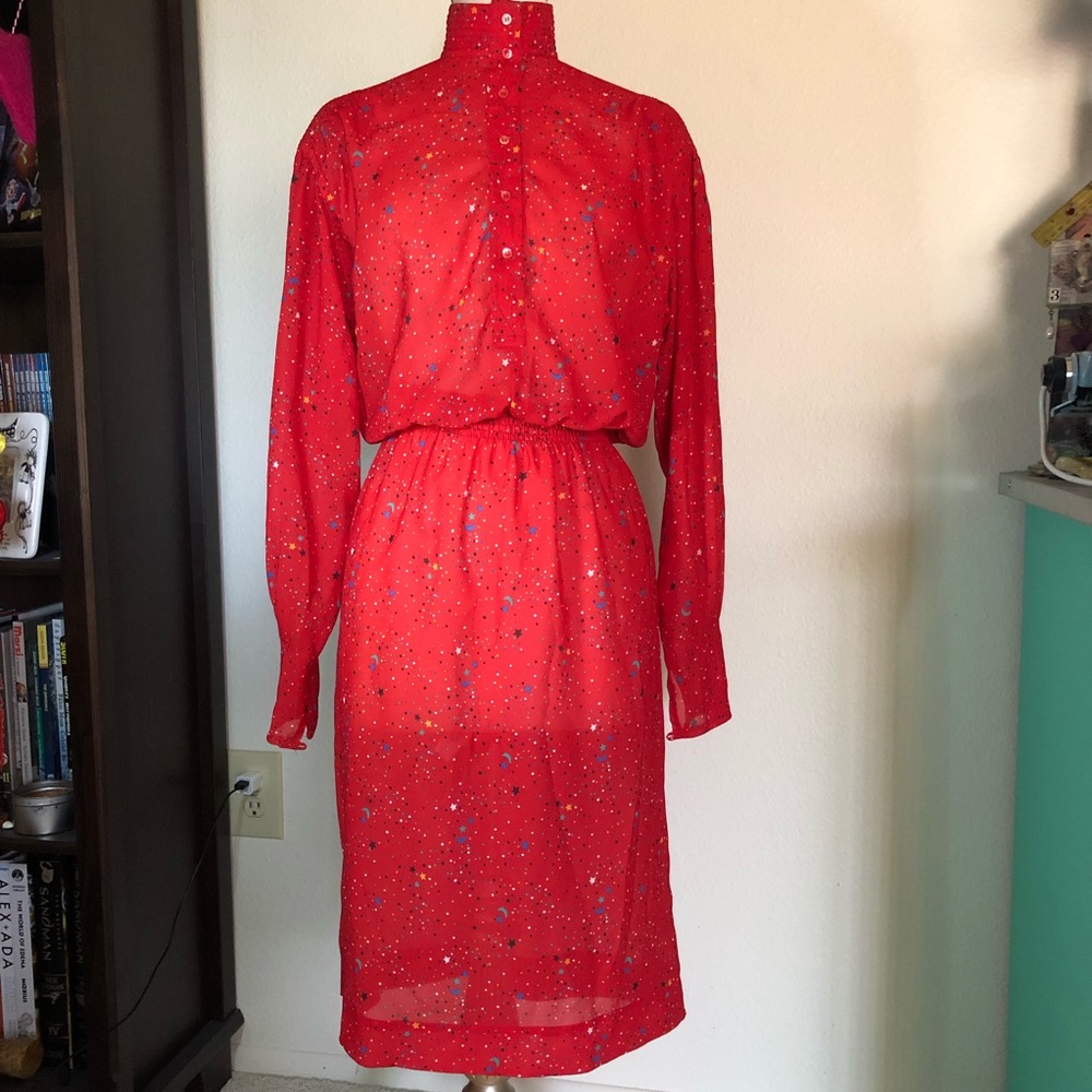 ⭐️⭐️⭐️Awesome 80’s Dress with Stars⭐️⭐️⭐️